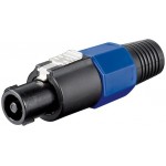 Cablu boxe cu mufa spekon si jack mono 6,3 mm (SJ-5m) - www.lutek.ro